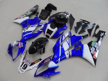 Buy 2006-2007 White Blue Glossy Black Fimer Yamalube Yamaha YZF R6 Motorcycle Fairings UK