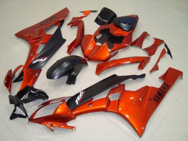 Buy 2006-2007 Orange Matte Black Yamaha YZF R6 Motorcycle Fairing UK