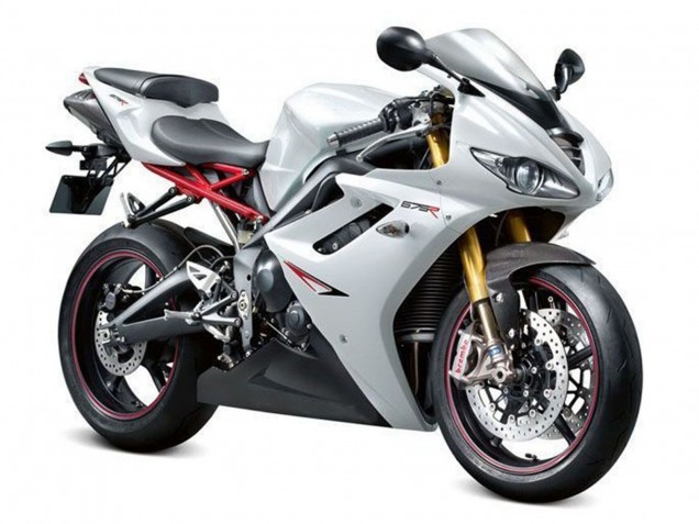 2006-2008 White Triumph Daytona 675 Triple Motorcycle Fairing UK