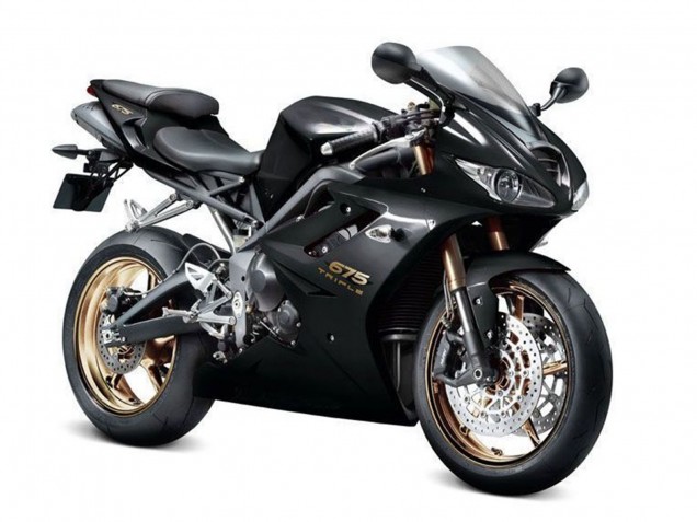 2006-2008 Glossy Black Triumph Daytona 675 Triple Bike Fairings UK