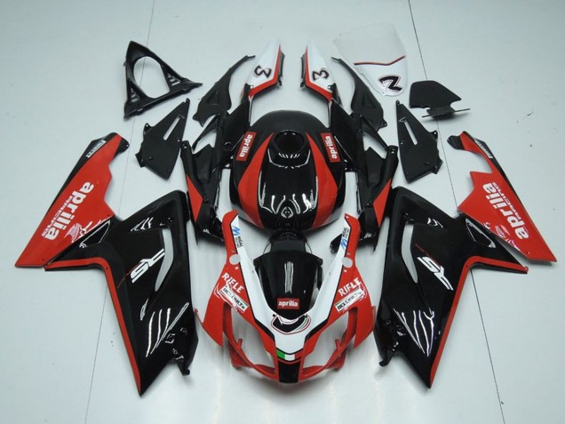 2006-2011 Glossy Black Red White Aprilia RS125 Motorcycle Fairings UK