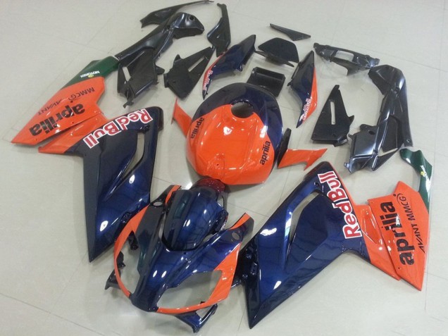2006-2011 Orange Dark Blue Aprilia RS125 Motorcycle Fairings UK