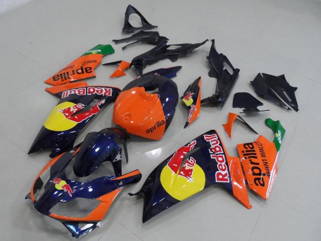 2006-2011 Orange Red Yellow Dark Blue Red Bull Aprilia RS125 Motorcycle Fairings UK