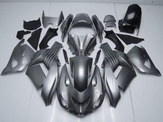 2006-2011 Glossy Grey Kawasaki ZX14R ZZR1400 Motorcycle Fairings UK