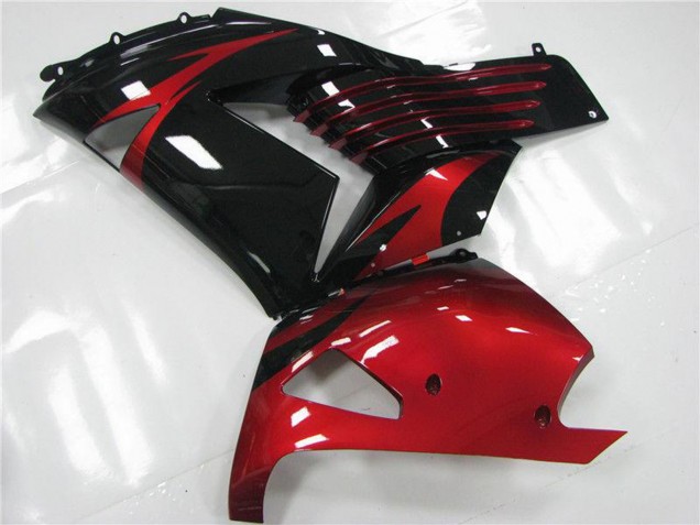 2006-2011 Red Black Kawasaki ZX14R ZZR1400 Motorcycle Fairings UK