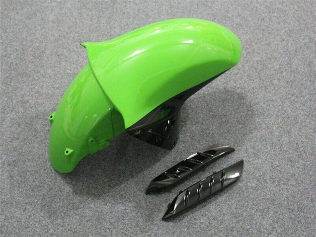 2006-2011 Green Glossy Black Kawasaki ZX14R ZZR1400 Motorcycle Fairing UK