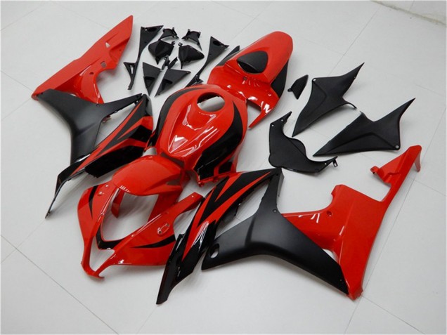 2007-2008 Red Matte Black Honda CBR600RR Bike Fairings UK
