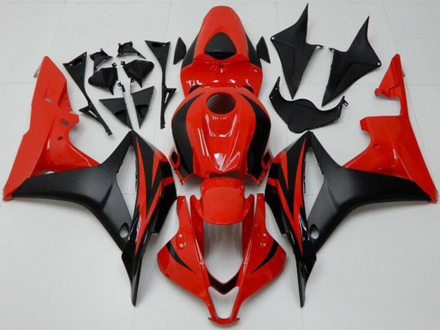 2007-2008 Red Matte Black Honda CBR600RR Bike Fairings UK