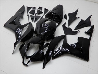 Buy 2007-2008 Glossy Black Honda CBR600RR Motorcycle Fairings UK