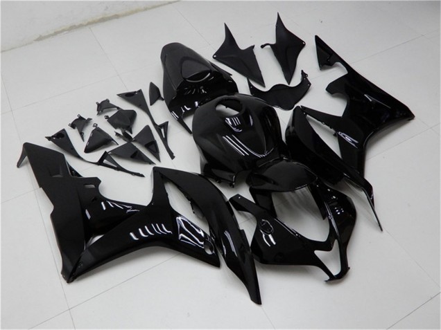 2007-2008 Glossy Black Honda CBR600RR Motorcycle Fairings UK
