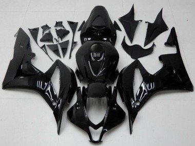 Buy 2007-2008 Glossy Black Honda CBR600RR Motorcycle Fairings UK
