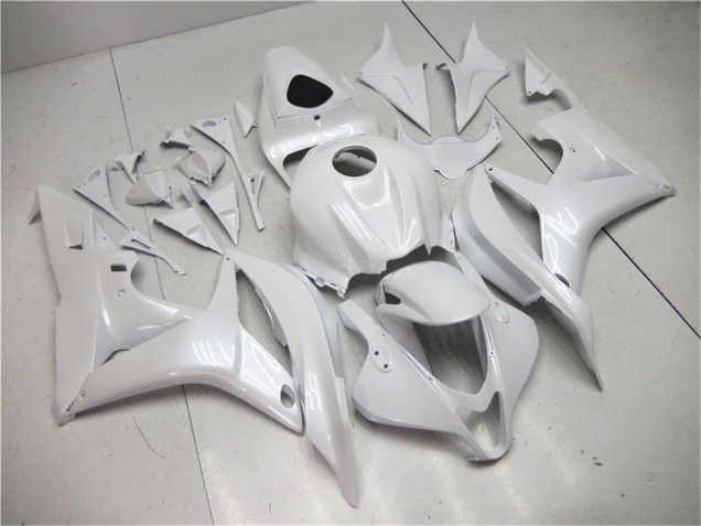2007-2008 Pearl White Honda CBR600RR Motorcycle Fairings UK