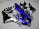 2007-2008 Silver Blue Glossy Black OEM Style Honda CBR600RR Motorcycle Fairings UK