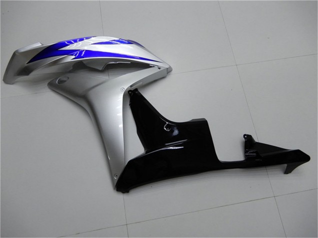 2007-2008 Silver Blue Glossy Black OEM Style Honda CBR600RR Motorcycle Fairings UK