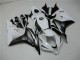 2007-2008 White Glossy Black Honda CBR600RR Bike Fairings UK