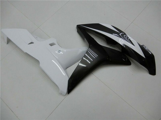 2007-2008 White Glossy Black Honda CBR600RR Bike Fairings UK
