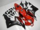 2007-2008 Red Matte Black with Decals Honda CBR600RR Motorcycle Fairings UK