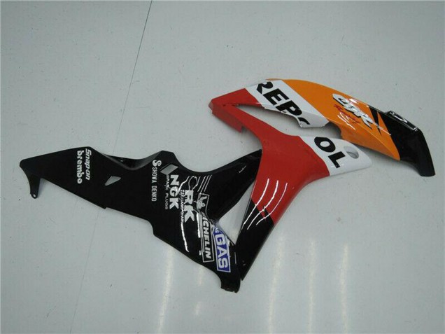 2007-2008 Orange White Red Glossy Black Repsol Honda CBR600RR Bike Fairings UK