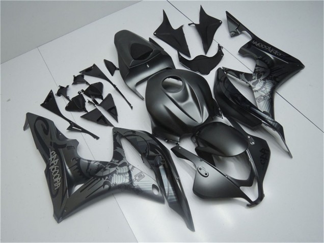 2007-2008 Matte Black Graffiti Honda CBR600RR Motorcycle Fairings UK