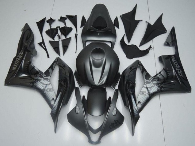 2007-2008 Matte Black Graffiti Honda CBR600RR Motorcycle Fairings UK
