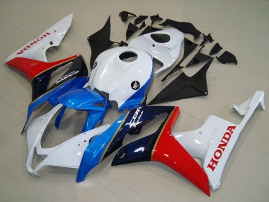 Buy 2007-2008 White Blue Red Glossy Black Honda CBR600RR Motorcycle Fairing UK