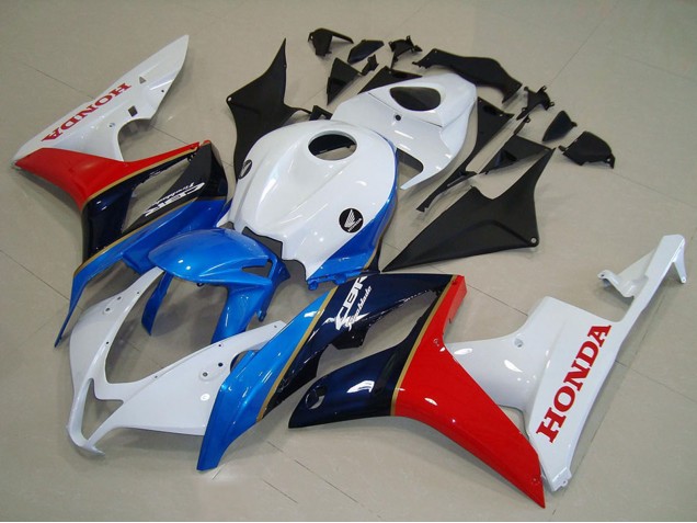 2007-2008 White Blue Red Glossy Black Honda CBR600RR Motorcycle Fairing UK