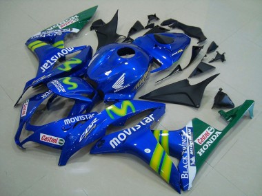 Buy 2007-2008 Blue Green MoviStar Castrol Honda CBR600RR Motorcycle Fairing UK