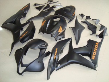 Buy 2007-2008 Matte Black Gold Decals Honda CBR600RR Motorcycle Fairings UK