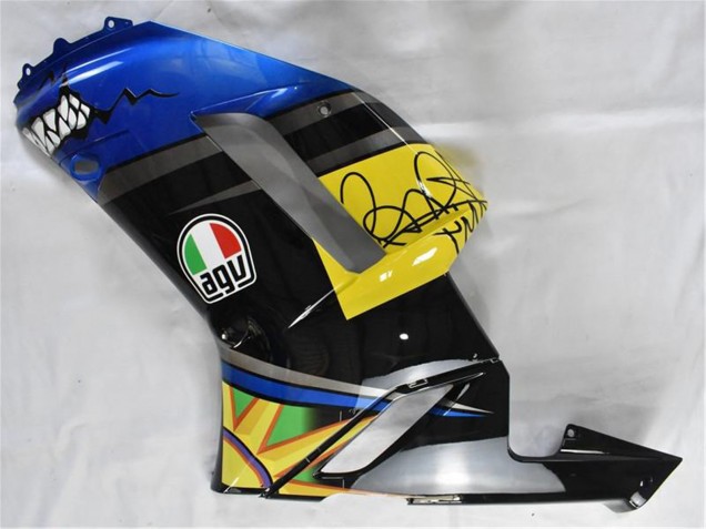 2007-2008 Blue Shark Kawasaki ZX6R Motorcycle Fairings UK