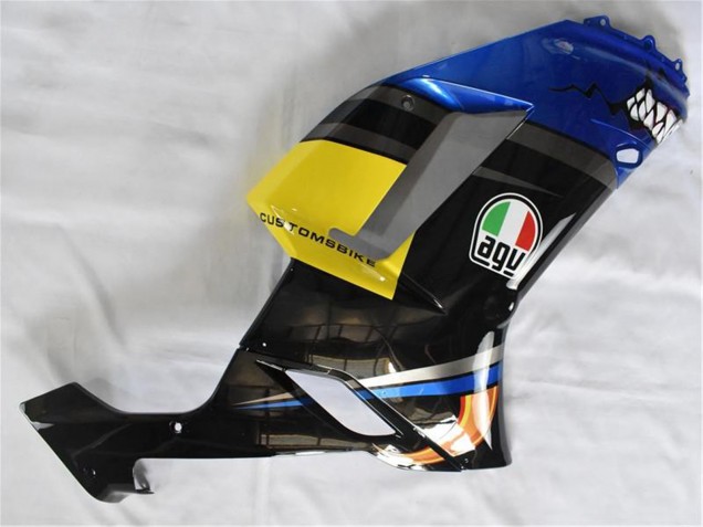 2007-2008 Blue Shark Kawasaki ZX6R Motorcycle Fairings UK