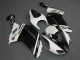2007-2008 Black White Elf Kawasaki ZX6R Motorcycle Fairings UK