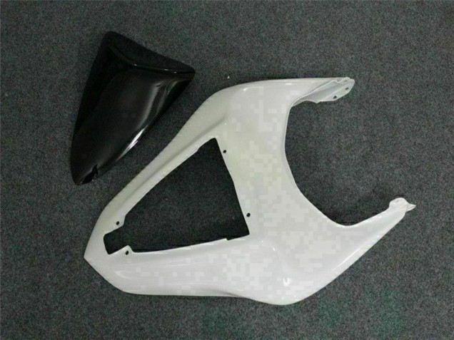 2007-2008 Black White Elf Kawasaki ZX6R Motorcycle Fairings UK