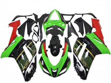 Buy 2007-2008 Green Black Kawasaki ZX6R Motorcycle Fairing UK
