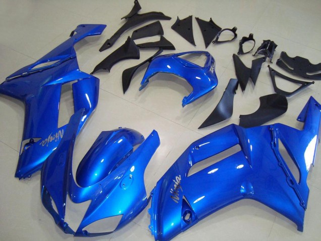 2007-2008 Blue Kawasaki ZX6R Abs Motorcycle Fairings UK