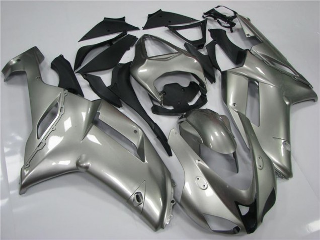 2007-2008 Grey Kawasaki ZX6R Motorcycle Fairings UK