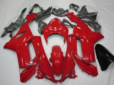 Buy 2007-2008 Red Kawasaki ZX6R Motorcycle Fairings UK