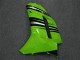 2007-2008 Green Black Kawasaki ZX6R Motorcycle Fairing Kits UK