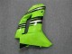 2007-2008 Green Black Kawasaki ZX6R Motorcycle Fairing Kits UK