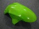2007-2008 Green Black Kawasaki ZX6R Motorcycle Fairing Kits UK