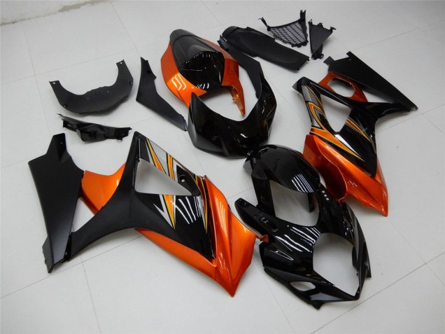 2007-2008 Orange Black Suzuki GSXR 1000 Motorcycle Fairing UK