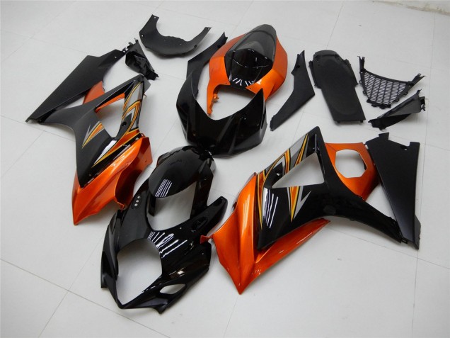 2007-2008 Orange Black Suzuki GSXR 1000 Motorcycle Fairing UK