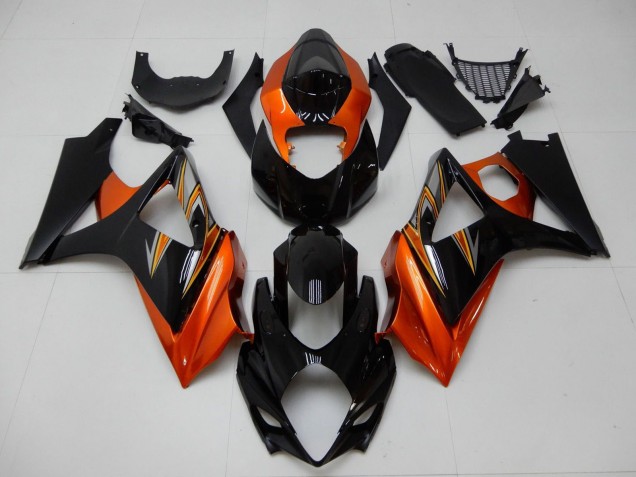2007-2008 Orange Black Suzuki GSXR 1000 Motorcycle Fairing UK