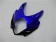 2007-2008 White Blue Black No Decal Suzuki GSXR 1000 Motorcycle Fairings UK