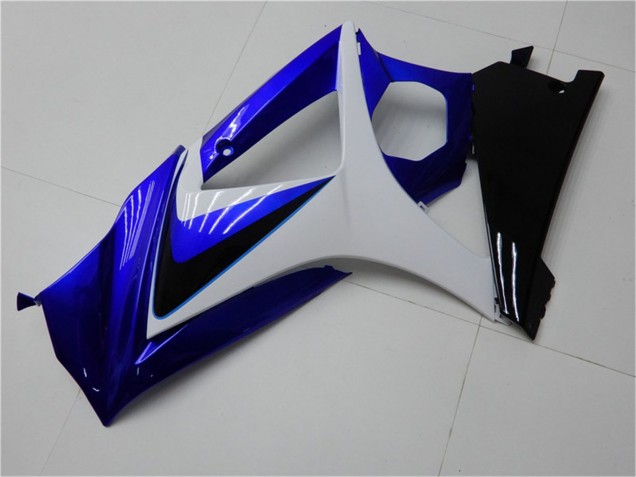 2007-2008 White Blue Black No Decal Suzuki GSXR 1000 Motorcycle Fairings UK