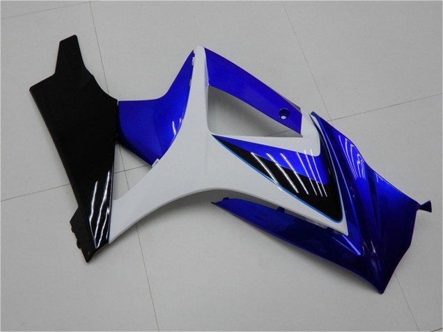 2007-2008 White Blue Black No Decal Suzuki GSXR 1000 Motorcycle Fairings UK
