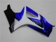 2007-2008 White Blue Black No Decal Suzuki GSXR 1000 Motorcycle Fairings UK