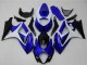 2007-2008 White Blue Black No Decal Suzuki GSXR 1000 Motorcycle Fairings UK