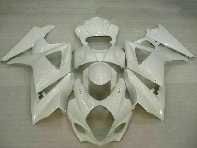 2007-2008 White Suzuki GSXR 1000 Motorcycle Fairings UK