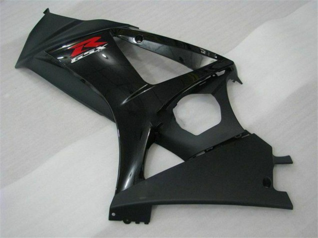 2007-2008 Glossy Black Matte Black Red Suzuki GSXR 1000 Motorcycle Fairings UK