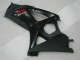 2007-2008 Glossy Black Matte Black Red Suzuki GSXR 1000 Motorcycle Fairings UK